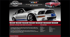Desktop Screenshot of georgelewisclassiccars.com